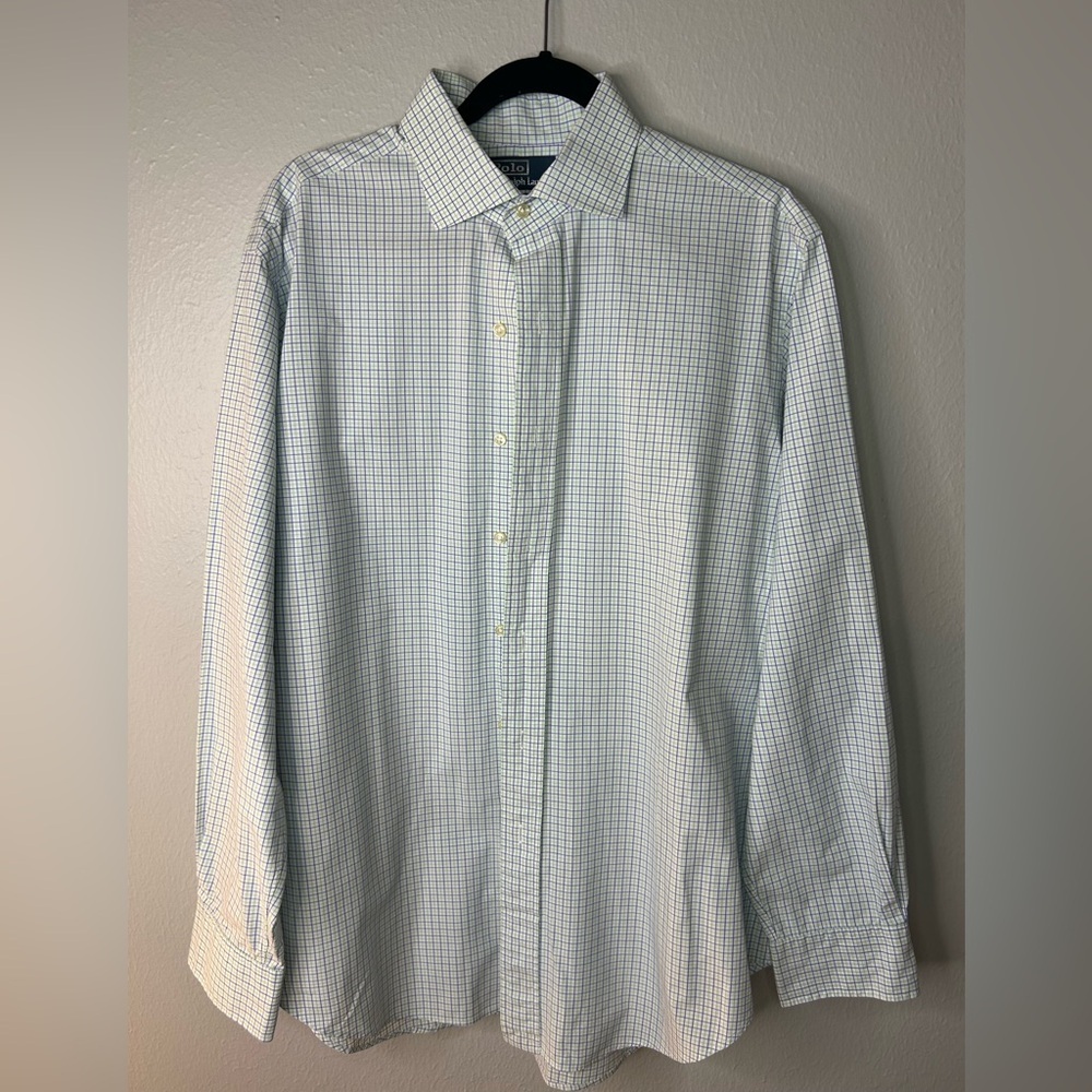 Polo by Ralph Lauren Classic Fit Check Dress Shirt – Men’s 16½ / 34–35 Perfect